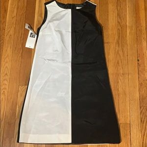 Black and white brand new mini dress